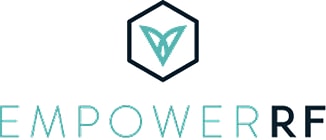 EmpowerRF logo with stylized design elements