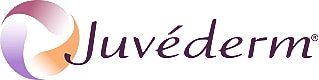 Juvederm logo with colorful design elements.